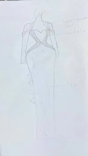 Dress sketch